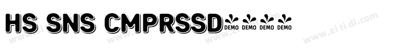 Hs Sns Cmprssd字体转换